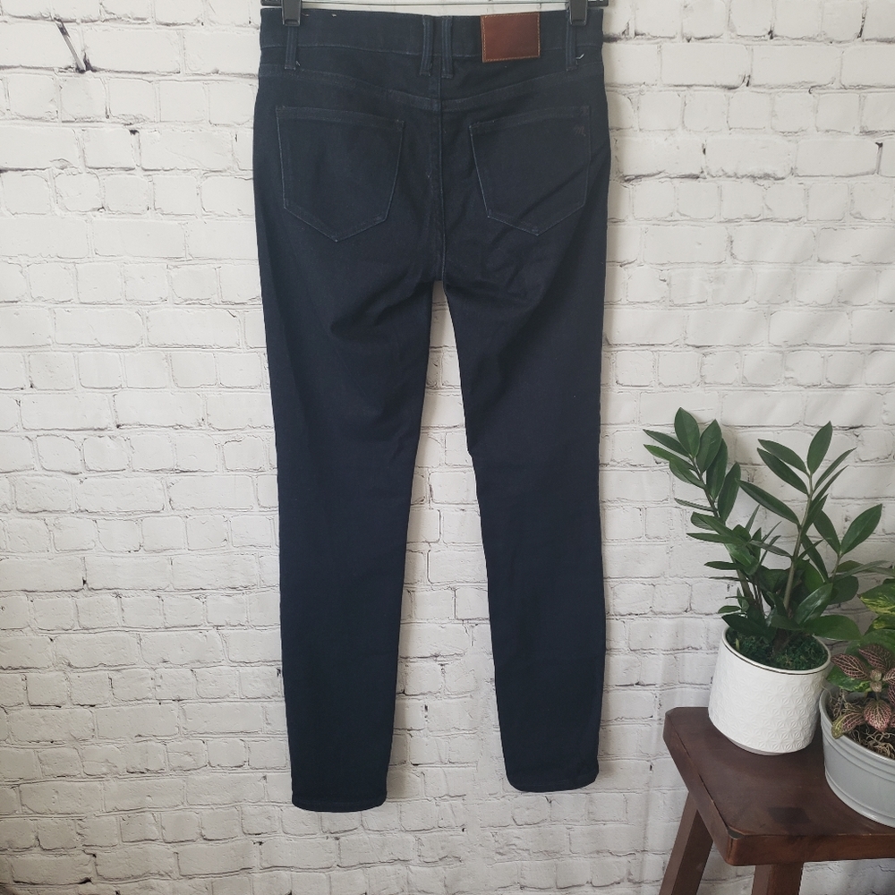 Madewell Dark Wash Mid-Rise Jeggings size 26 - Picture 7 of 14